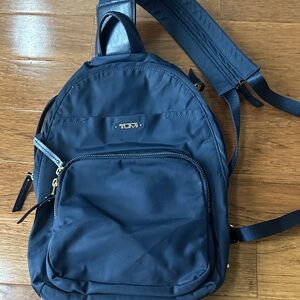 Tumi Black Backpack for Men